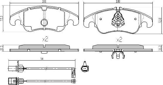 FREMAX FBP-1643 - Brake Pad Set, disc brake parts5.com