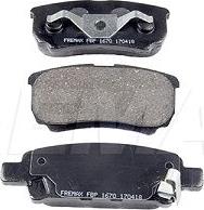 FREMAX FBP-1670 - Brake Pad Set, disc brake www.parts5.com