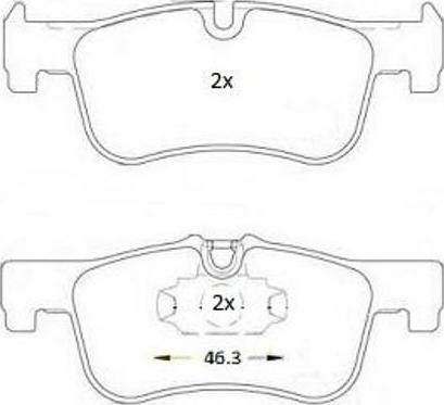 FREMAX FBP-1882 - Brake Pad Set, disc brake parts5.com