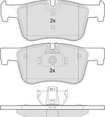 FREMAX FBP-1873 - Set placute frana,frana disc parts5.com