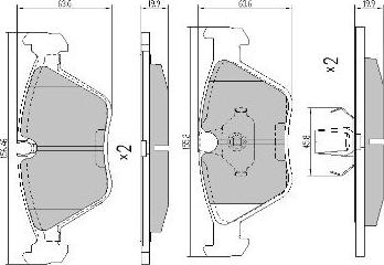 FREMAX FBP-1397 - Тормозные колодки, дисковые, комплект www.parts5.com