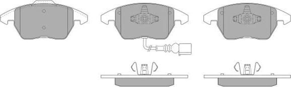 FREMAX FBP-1351 - Piduriklotsi komplekt,ketaspidur www.parts5.com