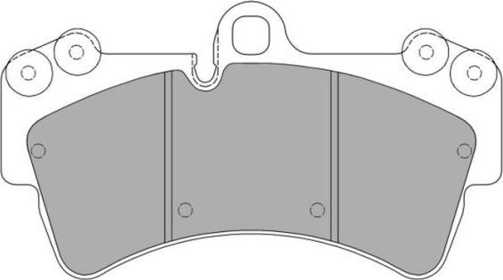 FREMAX FBP-1358 - Sada brzdových destiček, kotoučová brzda www.parts5.com