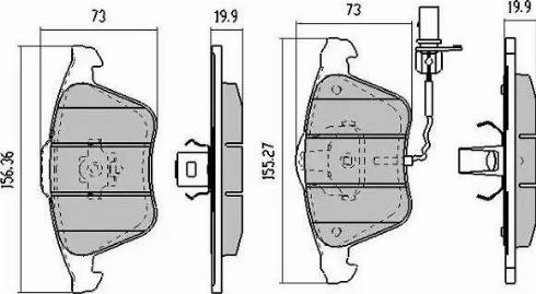 FREMAX FBP-1302-01 - Zestaw klocków hamulcowych, hamulce tarczowe www.parts5.com