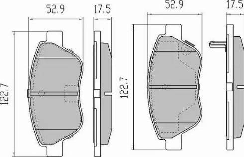 FREMAX FBP-1218-01 - Sada brzdových platničiek kotúčovej brzdy www.parts5.com