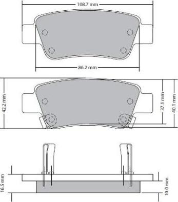 FREMAX FBP-1717 - Set placute frana,frana disc www.parts5.com