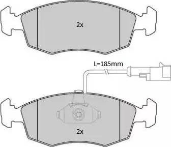 Samko 5SP691 - Set placute frana,frana disc www.parts5.com