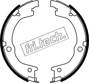 Fri.Tech. 1049.165 - Brake Shoe Set, parking brake www.parts5.com