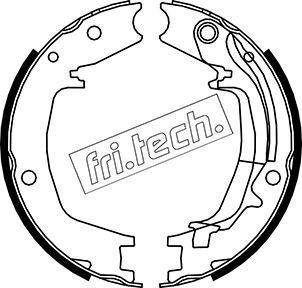 Fri.Tech. 1046.215Y - Brake Shoe Set, parking brake www.parts5.com