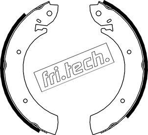 Fri.Tech. 1040.080 - Sada brzdových čeľustí www.parts5.com