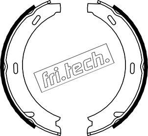 Fri.Tech. 1052.117 - Fren pabuç takımı, el freni www.parts5.com