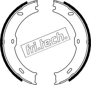 Fri.Tech. 1052.133 - Juego de zapatas de frenos, freno de estacionamiento www.parts5.com