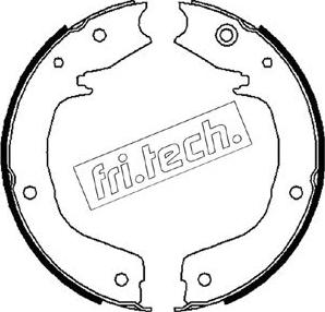 Fri.Tech. 1064.179 - Комплект тормозов, ручник, парковка www.parts5.com