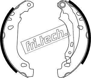 Fri.Tech. 1079.191 - Комплект тормозных колодок, барабанные www.parts5.com