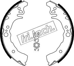 Fri.Tech. 1115.305 - Brake Shoe Set www.parts5.com