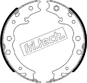 Fri.Tech. 1110.344 - Комплект тормозов, ручник, парковка www.parts5.com