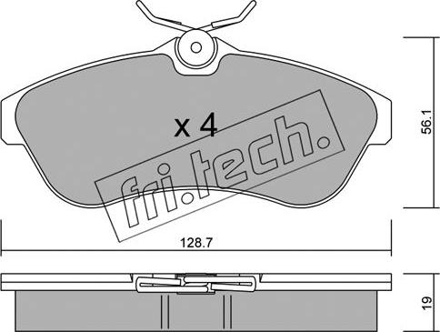 Fri.Tech. 338.0 - Jarrupala, levyjarru www.parts5.com