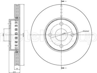 Blue Print ADT343164 - Тормозной диск www.parts5.com