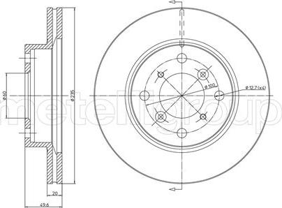 Ashika 60-08-814 - Brake Disc www.parts5.com