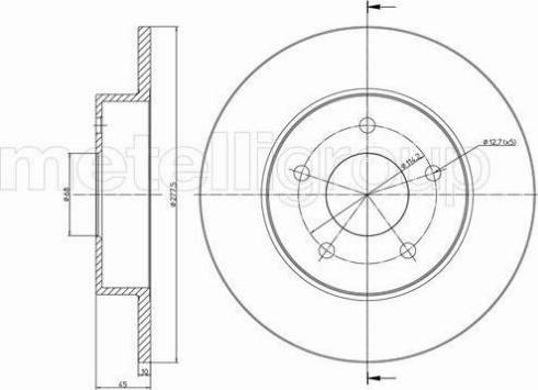 Meyle 36-15 523 0022 - Brake Disc parts5.com