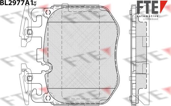 FTE 9011223 - Brake Pad Set, disc brake www.parts5.com