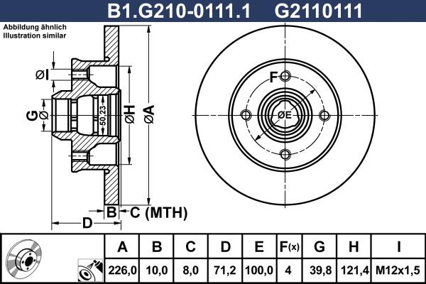 Febi Bilstein 09074 - Тормозной диск www.parts5.com