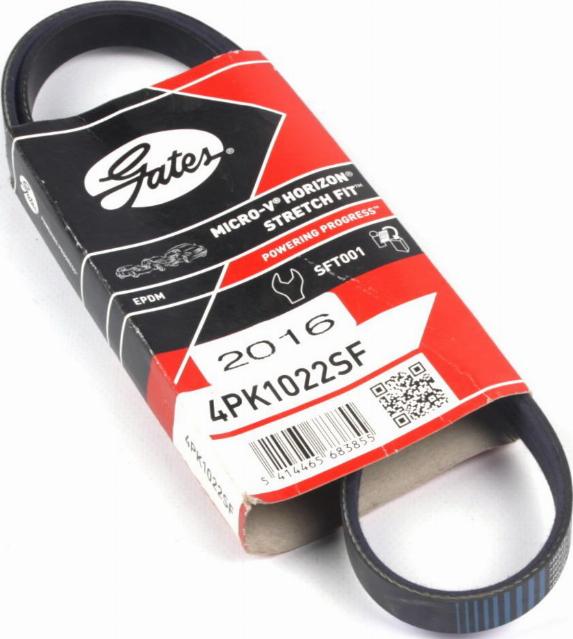 Gates 4PK1022SF - V-Ribbed Belt www.parts5.com