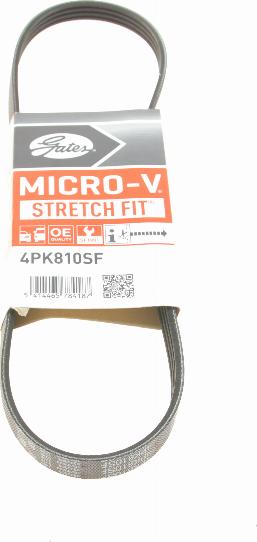 Gates 4PK810SF - Ozubený klínový řemen www.parts5.com