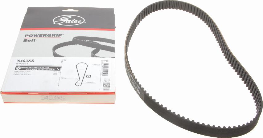 Gates 5403XS - Timing Belt www.parts5.com