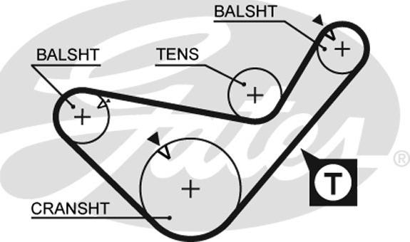 Gates K015641XS - Timing Belt Set www.parts5.com