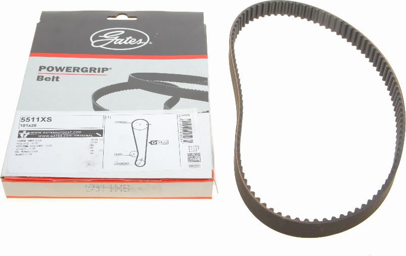 Gates 5511XS - Timing Belt www.parts5.com