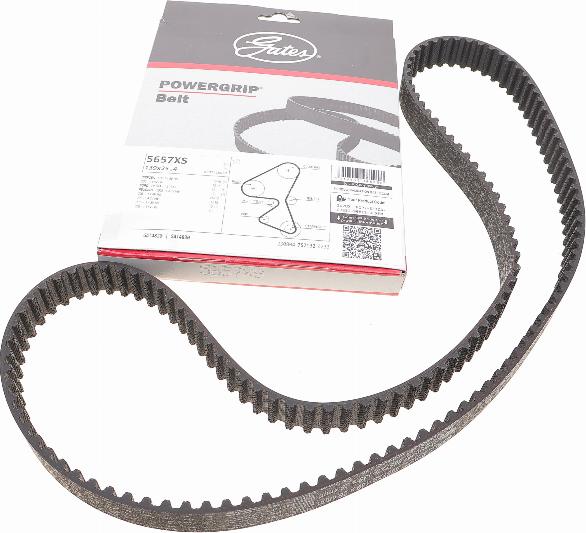 Gates 5657XS - Timing Belt www.parts5.com