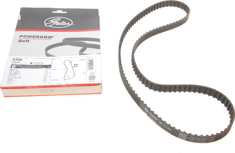 Gates 5308 - Timing Belt www.parts5.com