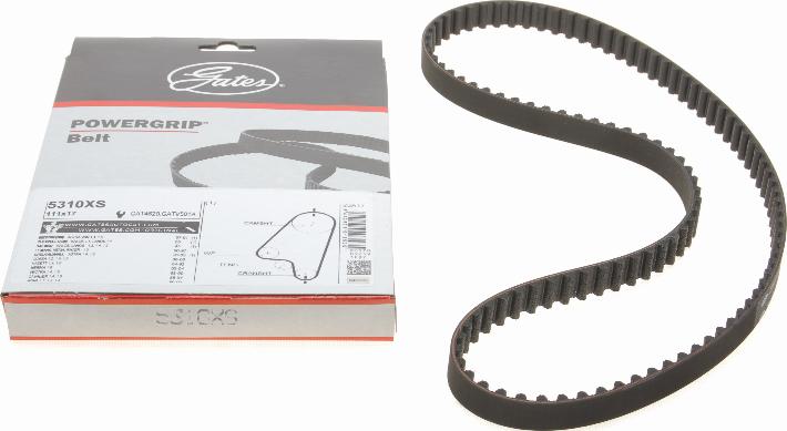 Gates 5310XS - Зубчатый ремень ГРМ www.parts5.com