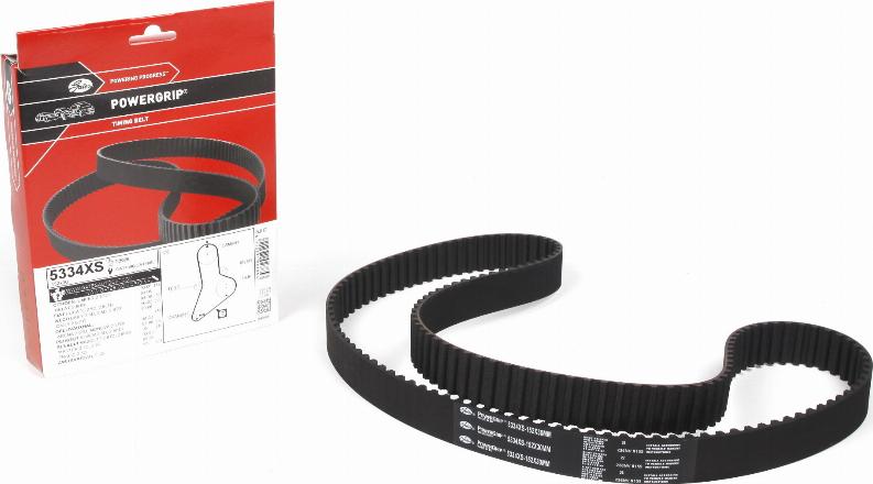 Gates 5334XS - Timing Belt www.parts5.com