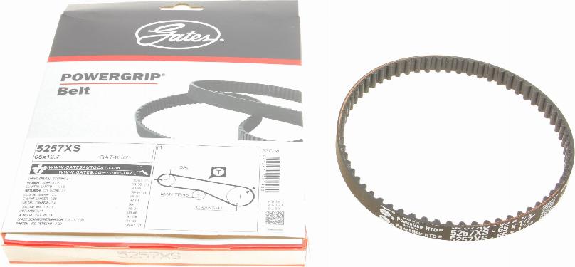 Gates 5257XS - Triger kayışı www.parts5.com