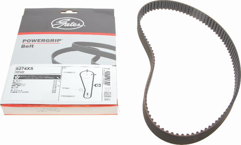 Gates 5274XS - Timing Belt www.parts5.com