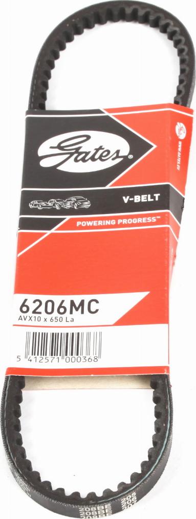 Gates 6206MC - V-Belt www.parts5.com