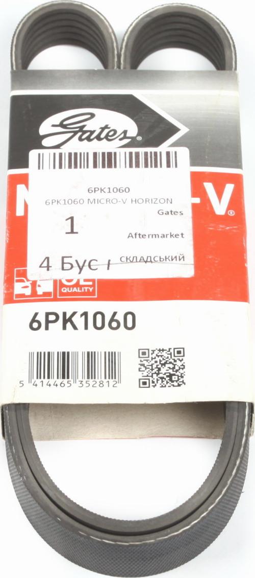 Gates 6PK1060 - Поликлиновой ремень www.parts5.com