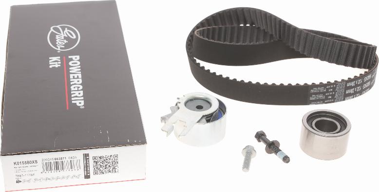 Gates K015580XS - Timing Belt Set www.parts5.com