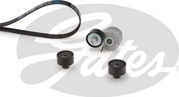 Gates K016PK1340 - Set curea transmisie cu caneluri www.parts5.com