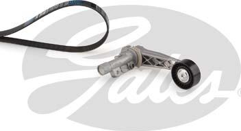 Gates K016PK893XS - Set curea transmisie cu caneluri www.parts5.com