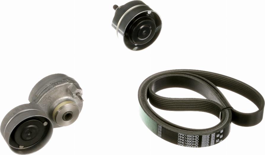 Gates K017PK1690HD - V-Ribbed Belt Set www.parts5.com