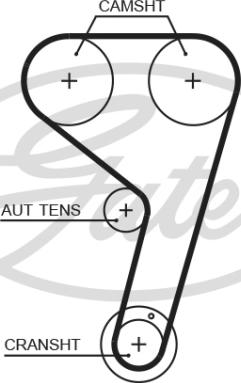 Gates K01T354HOB - Fogasszíjkészlet www.parts5.com