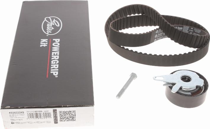 Gates K035323XS - Timing Belt Set www.parts5.com