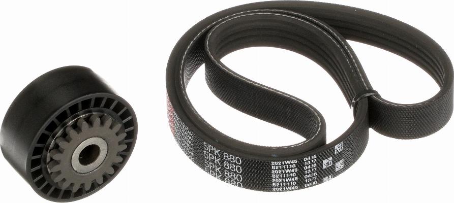 Gates K025PK880 - V-Ribbed Belt Set parts5.com