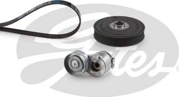 Gates K027PK1125 - Set curea transmisie cu caneluri www.parts5.com