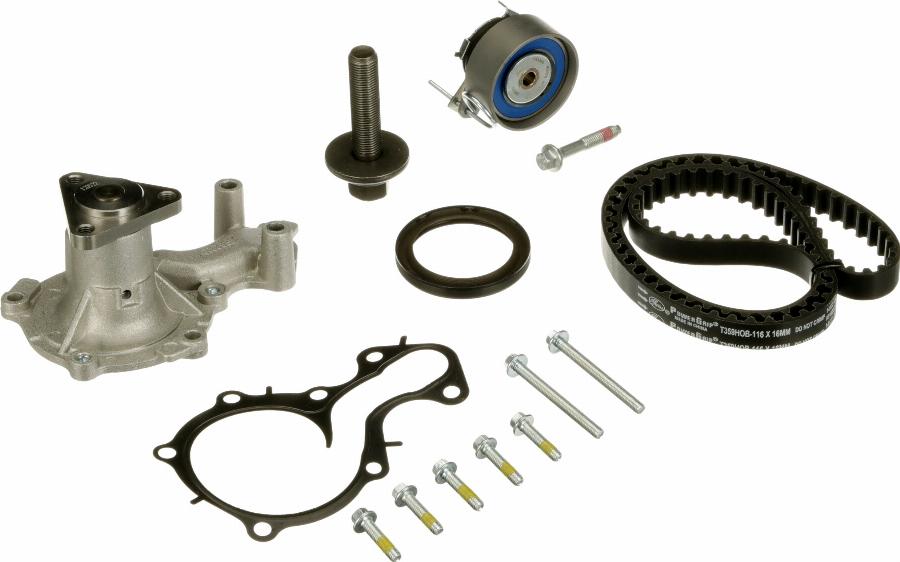 Gates KP2T359HOB - Water Pump & Timing Belt Set www.parts5.com