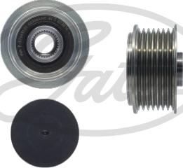 Gates OAP7286 - Pulley, alternator, freewheel clutch www.parts5.com