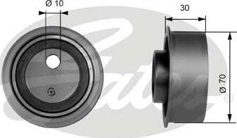 Gates T41041 - Polea tensora, correa dentada www.parts5.com